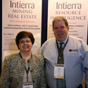 Intierra Mining. Elizabeth Whyte, Map Sales. Paul W. Whyte, Manager, Vancouver.